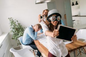 Innovative ideas and marketing business for new company Concept and a lot of fun